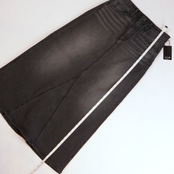 Joe's Denim Faye Skirt in Faded Black Gray Midi/Maxi - 27 - NWT - Picture 5 of 7